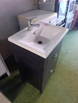 Mueble de lavabo marrón 50x40cm