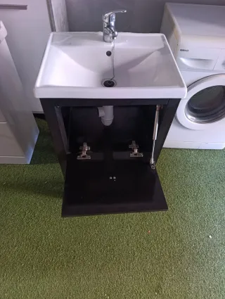 Mueble de lavabo marrón 50x40cm