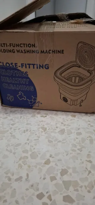 Lavadora Plegable Camping Multifunción