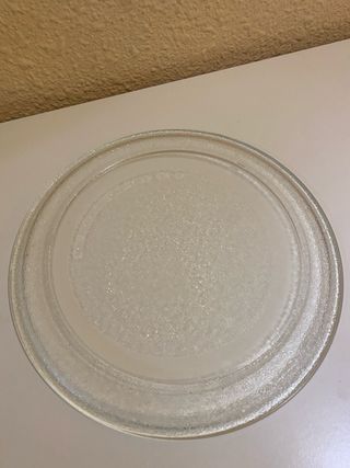 Plato giratorio para microondas de cristal