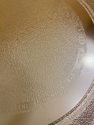 Plato giratorio para microondas de cristal