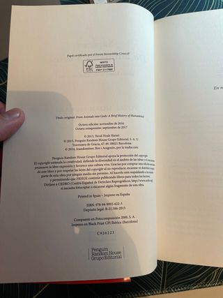 Sapiens. De animales a dioses / Sapiens: A Brie...