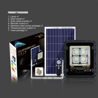 Foco Solar 100W con Sensor