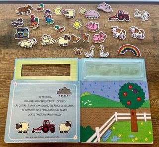 2 Libros Sensoriales “La Granja” y “El Océano”.