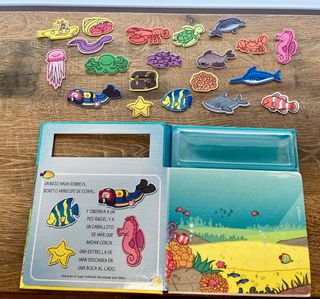 2 Libros Sensoriales “La Granja” y “El Océano”.