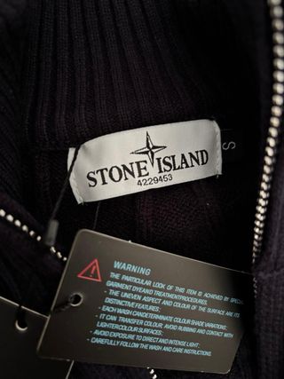 Jersey Stone Island Azul marino Cable Knit