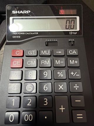 Calculadora Sharp CH-412 Mesa
