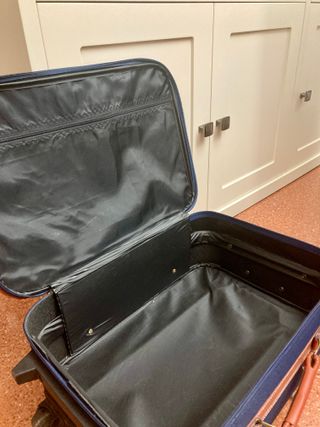 Maleta Vintage Welsen Azul y Marrón