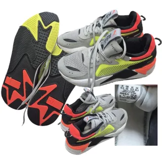 Tenis Puma RS-X Gris Naranja Talla 45