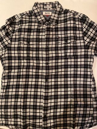 Camisa Tommy Hilfiger Franela Cuadros Talla L