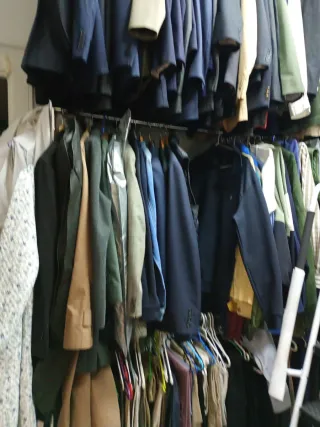 Abrigos y chaquetas mujer beige y rojo