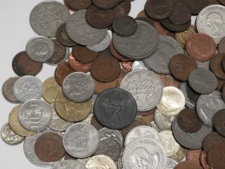 Lote 200 monedas antiguas del mundo