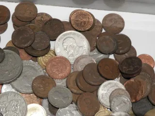 Lote 200 monedas antiguas del mundo