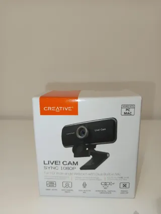Webcam Negra Creative Live! Cam Sync 1080p