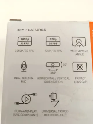 Webcam Negra Creative Live! Cam Sync 1080p