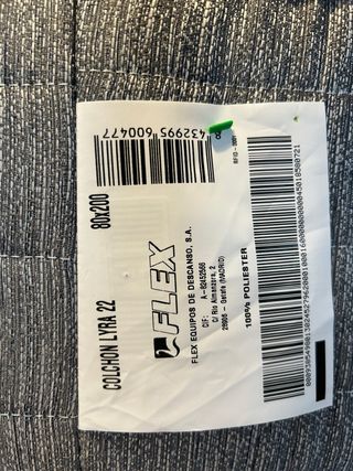 Colchón Flex Lyra-22 80x200