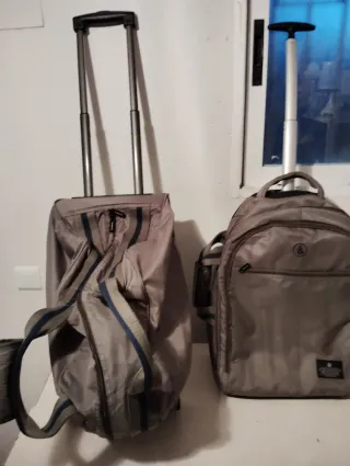 Conjunto 3 Bolsas Viaje Gris
