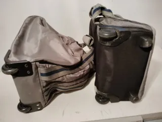 Conjunto 3 Bolsas Viaje Gris