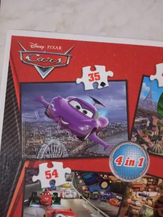 4 Puzzles Disney Cars Trefl