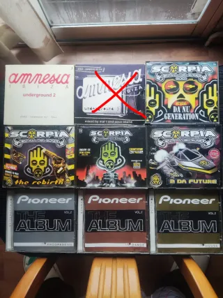 Lote 8 CDs - Club Sessions & Pioneer Series