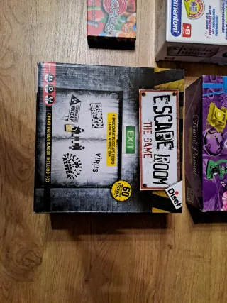 Lote 4 Juegos de Mesa: Química, Escape Room, Trivi