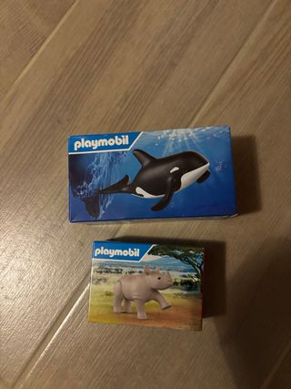 Playmobil McDonald's Orca e Rinoceronte