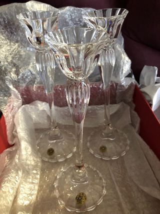 Set 3 Candelabri Cristallo RCR