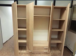 Armario 4 puertas madera