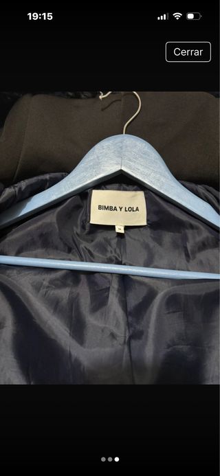 Abrigo pelo Bimba y Lola azul