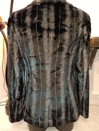 Pelliccia Liu Jo donna taglia 46 a pelo raso top