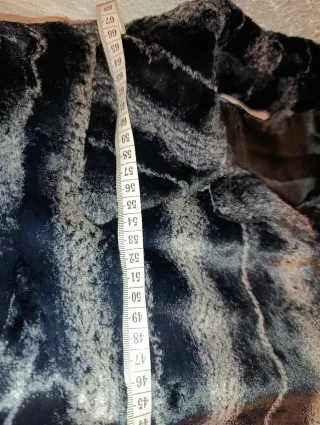 Pelliccia Liu Jo donna taglia 46 a pelo raso top