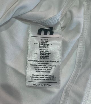 Camiseta Mistral Crop Top Mujer Rosa Blanco