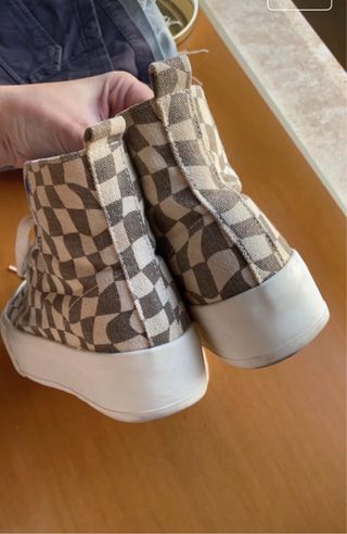 Zapatillas de lona a cuadros