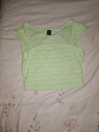 Top SHEIN verde menta talla XS
