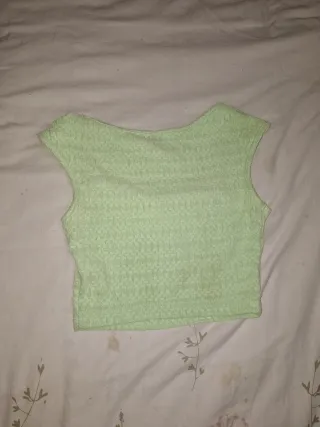 Top SHEIN verde menta talla XS