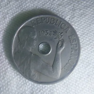 25 Céntimos 1934 República Española
