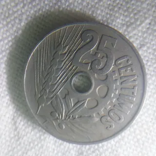25 Céntimos 1934 República Española