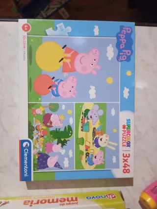3 Puzzles Peppa Pig Clementoni 3x48