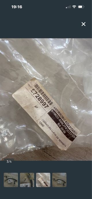 Antirrobo Kymco Agility City 125cc