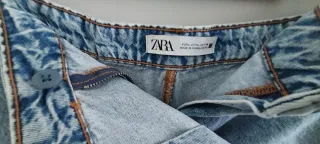 Pantalón corto vaquero Zara Talla L