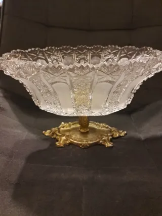 Antico Piatto in Cristallo