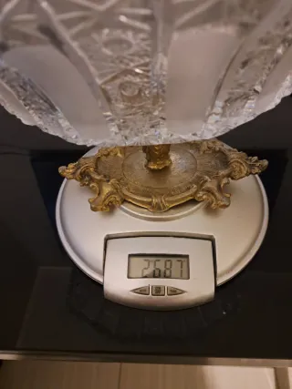 Antico Piatto in Cristallo