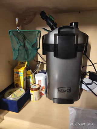 Acuario 100L con accesorios filtros externo y Inte