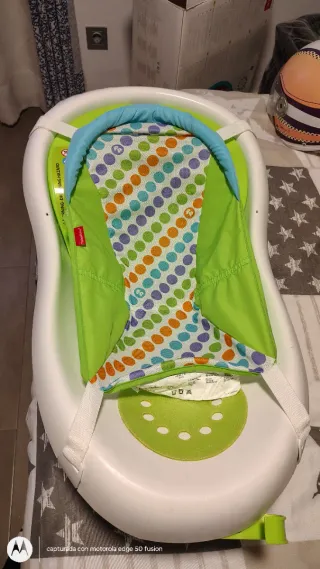 Bañera para bebé con hamaca