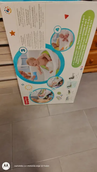 Bañera para bebé con hamaca