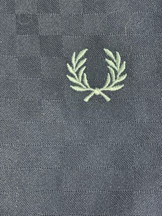 Camisa Fred Perry Manga Curta Azul Tamanho M