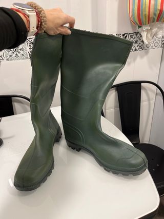 Botas de agua verdes talla 46