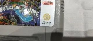 Cartucho Super Nintendo Turtles in Time PAL