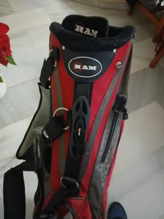 Bolsa de Golf RAM Roja y Plateada