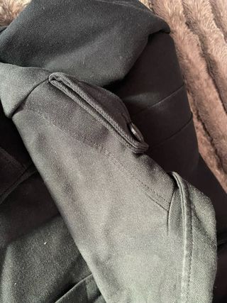 Abrigo Negro Formula Joven Hombre